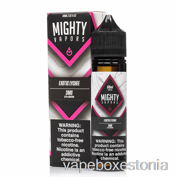 Vape Box Estonia Eksootiline Litši - Võimsad Aurud - 60ml 0mg